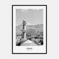 Oman Portrait B&W Poster