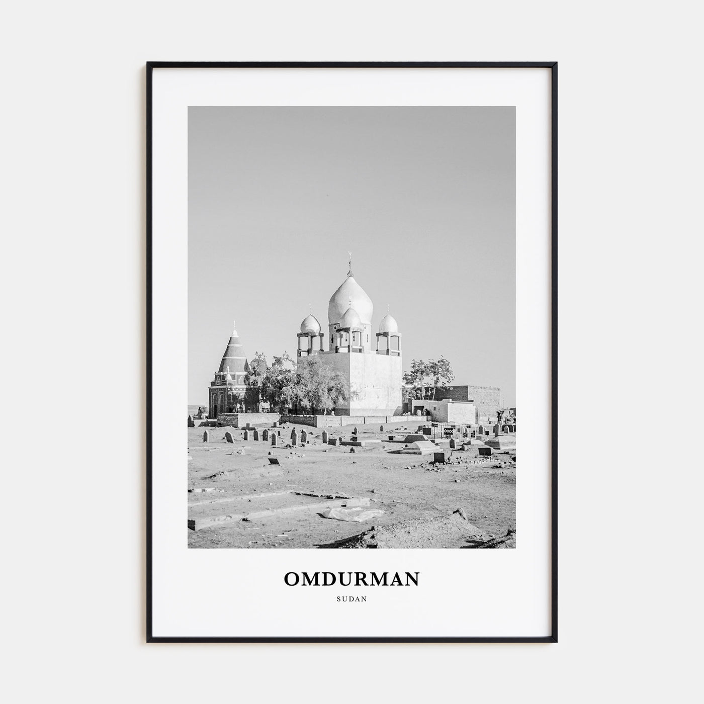 Omdurman Portrait B&W Poster