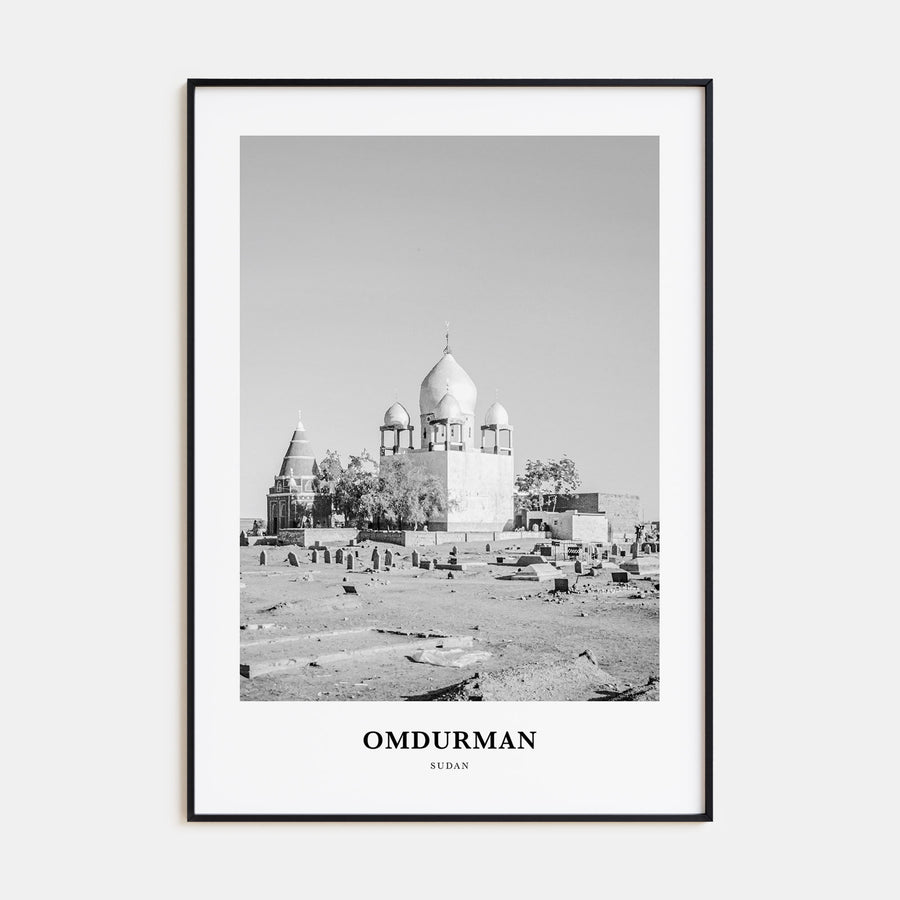 Omdurman Portrait B&W Poster
