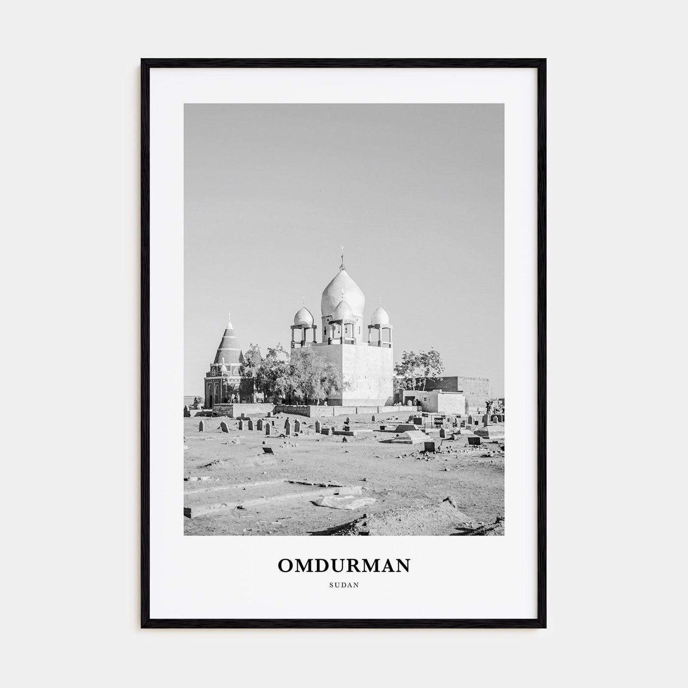 Omdurman Portrait B&W Poster