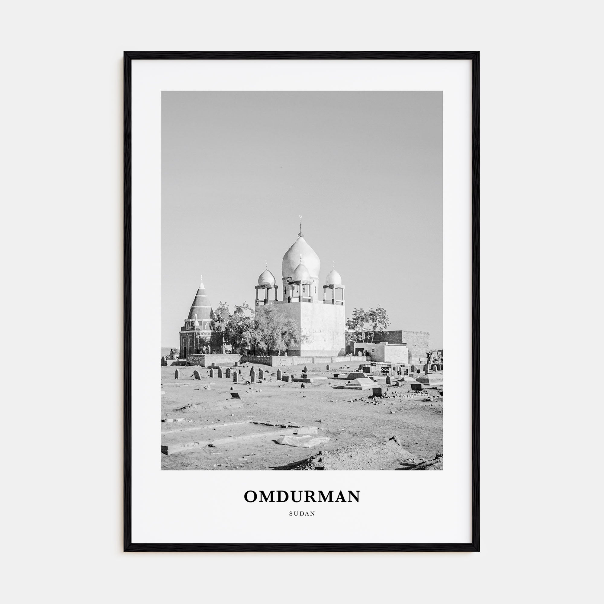 Omdurman Portrait B&W Poster