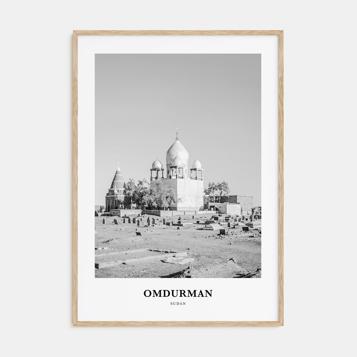 Omdurman Portrait B&W Poster