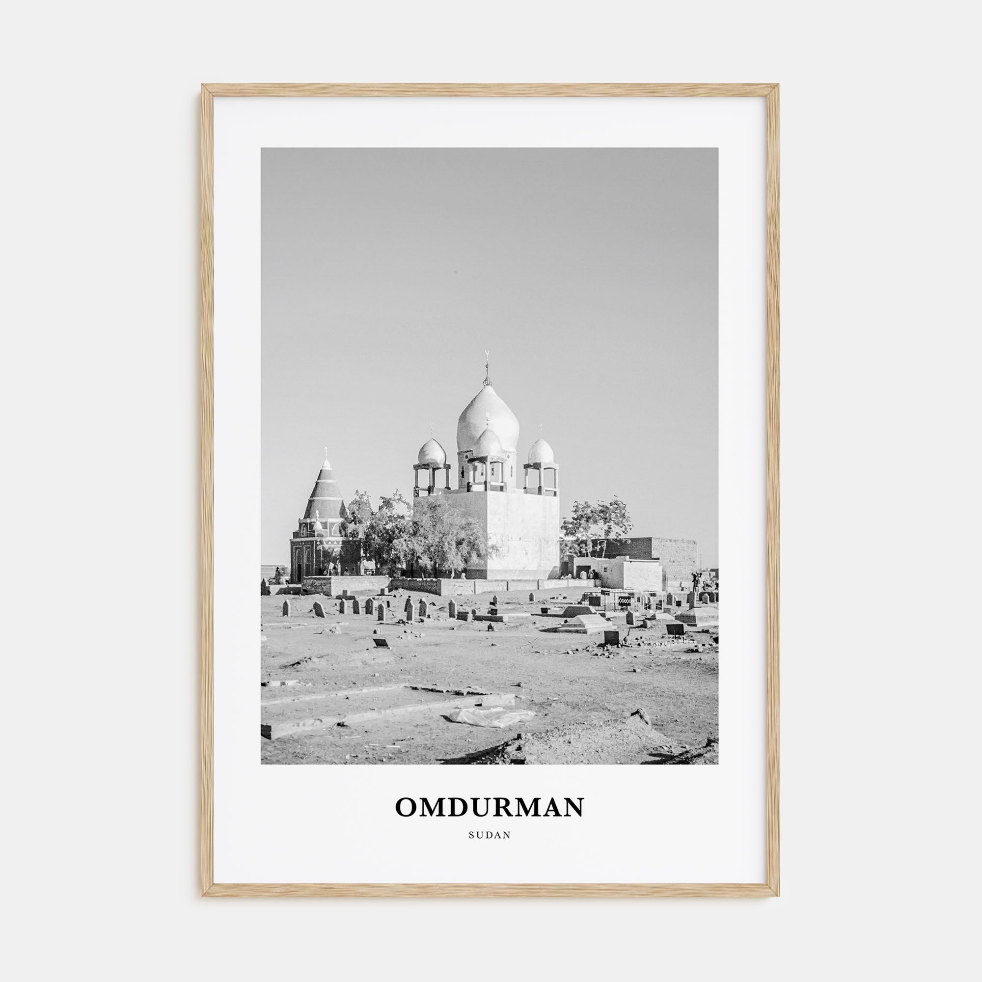 Omdurman Portrait B&W Poster