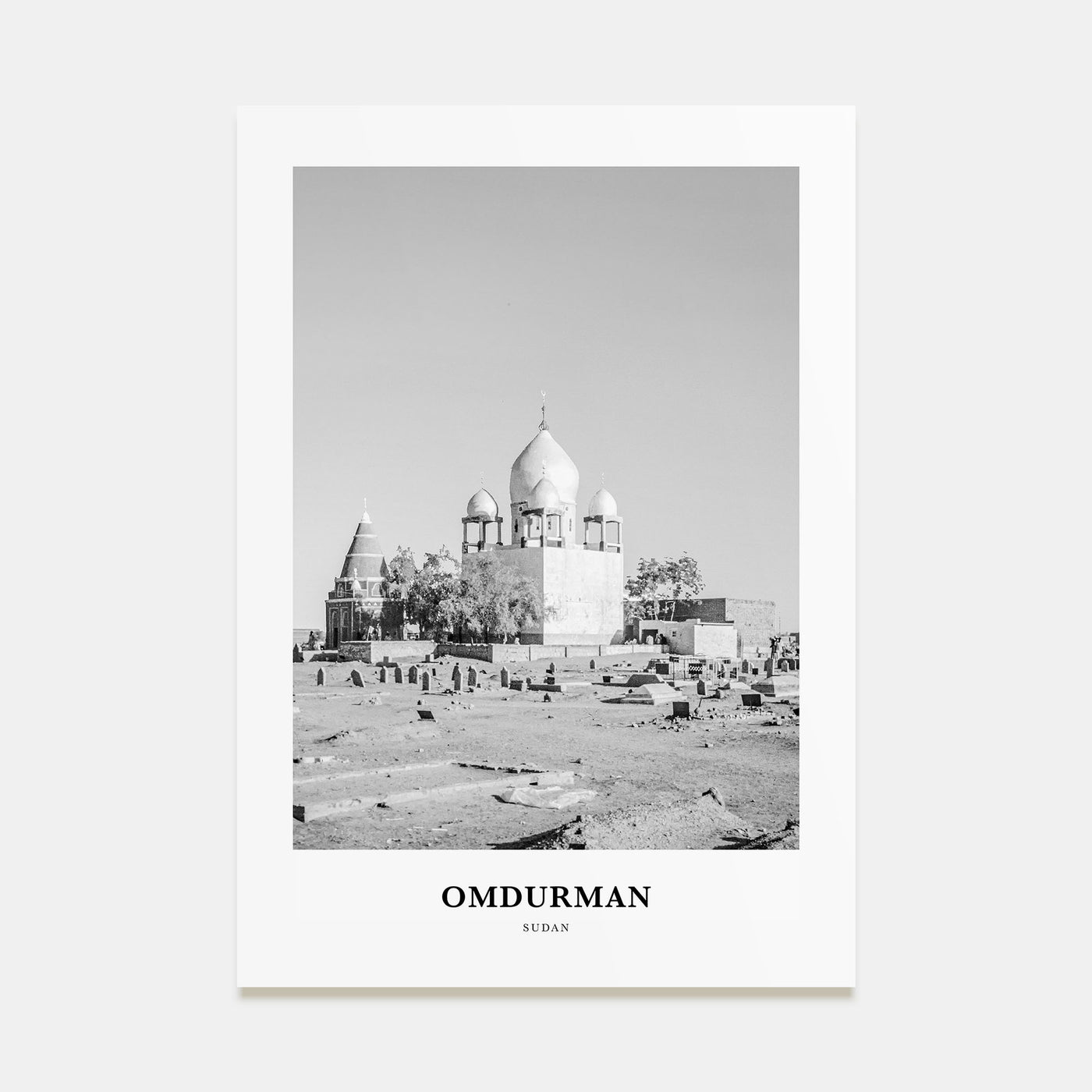 Omdurman Portrait B&W Poster