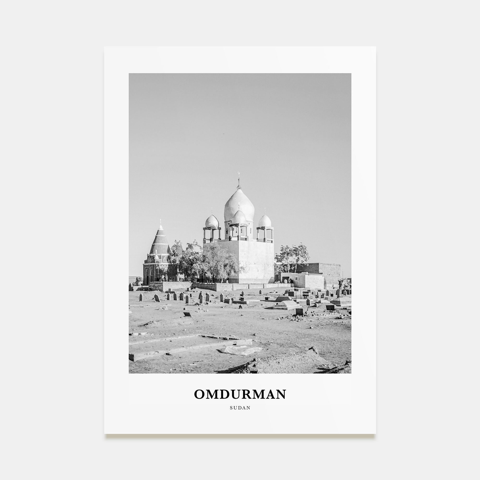 Omdurman Portrait B&W Poster