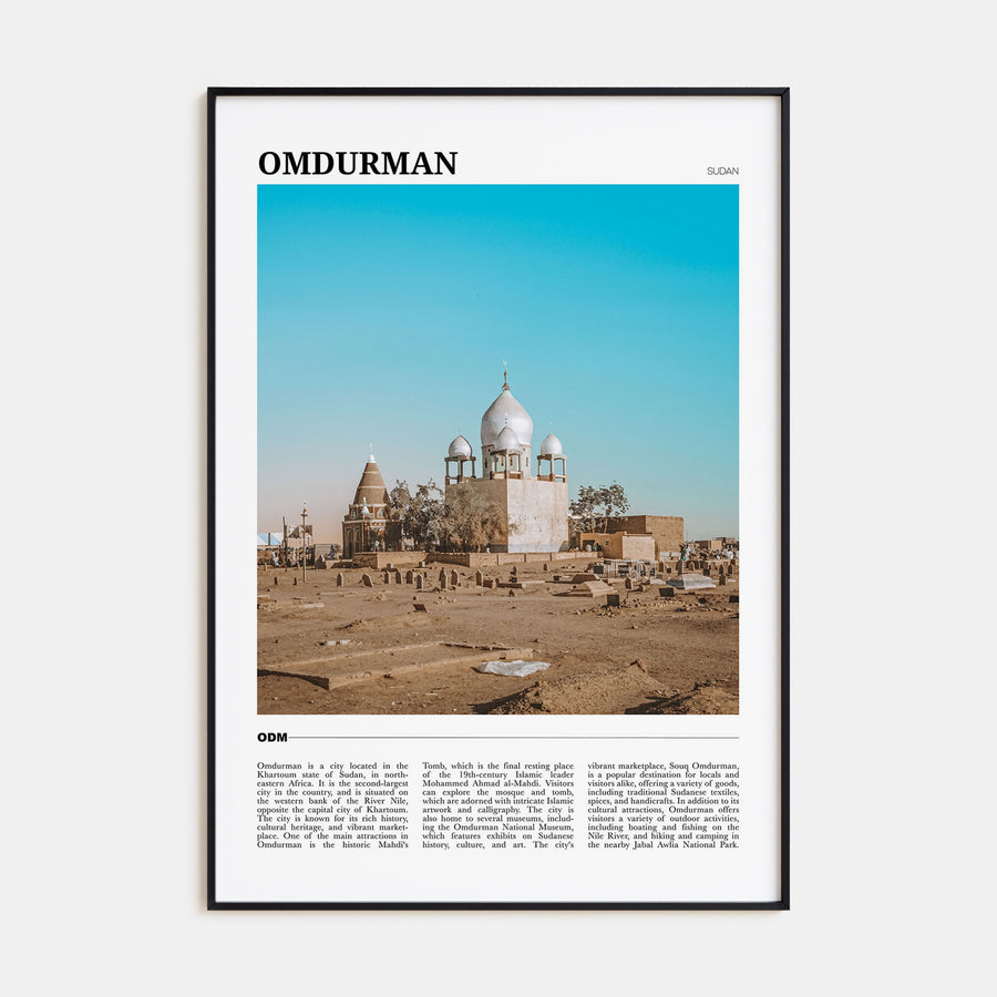 Omdurman Travel Color Poster