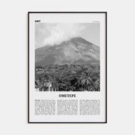 Ometepe Travel B&W Poster