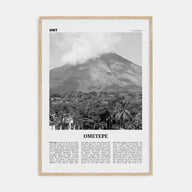 Ometepe Travel B&W Poster