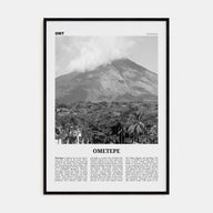 Ometepe Travel B&W Poster