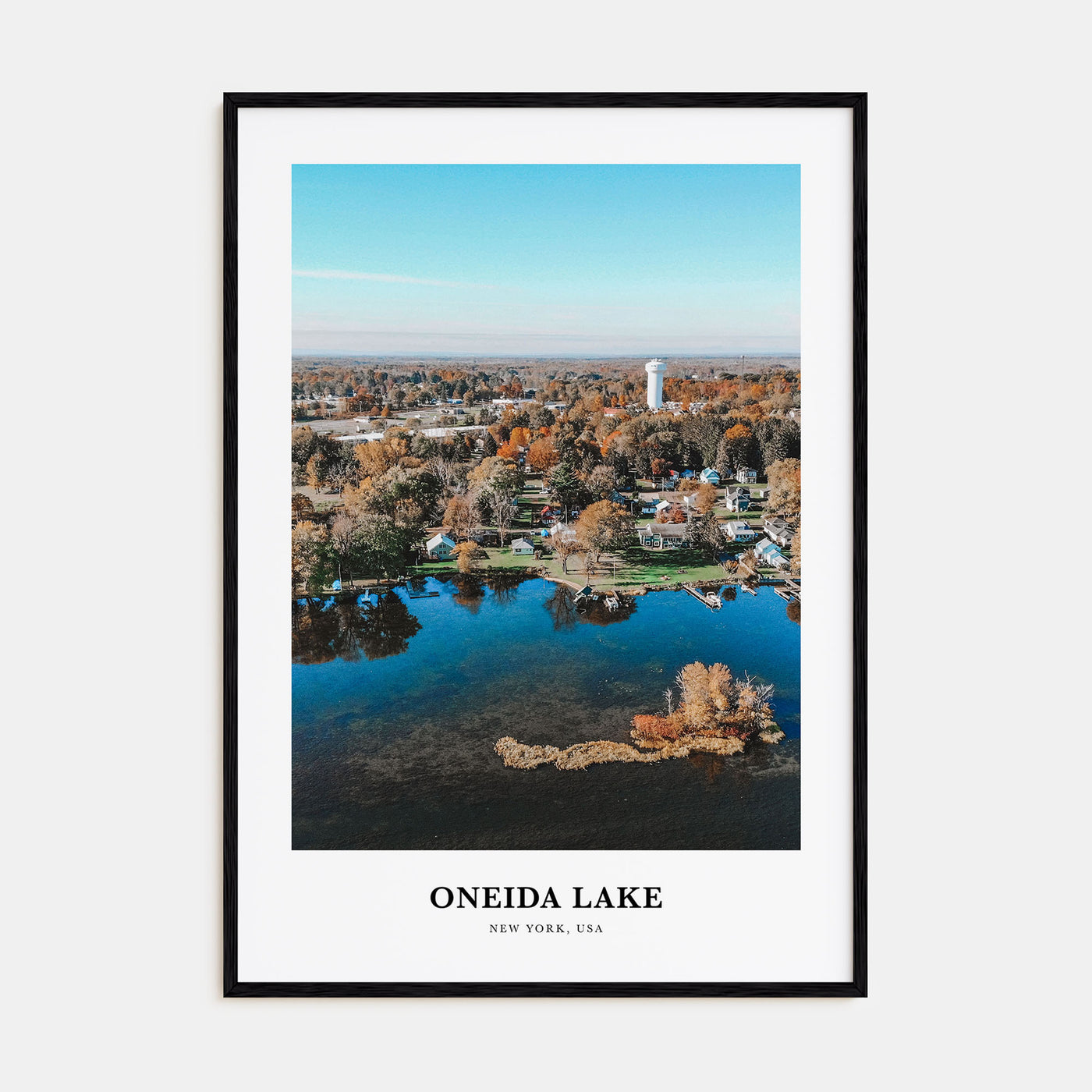 Oneida Lake Portrait Color Poster