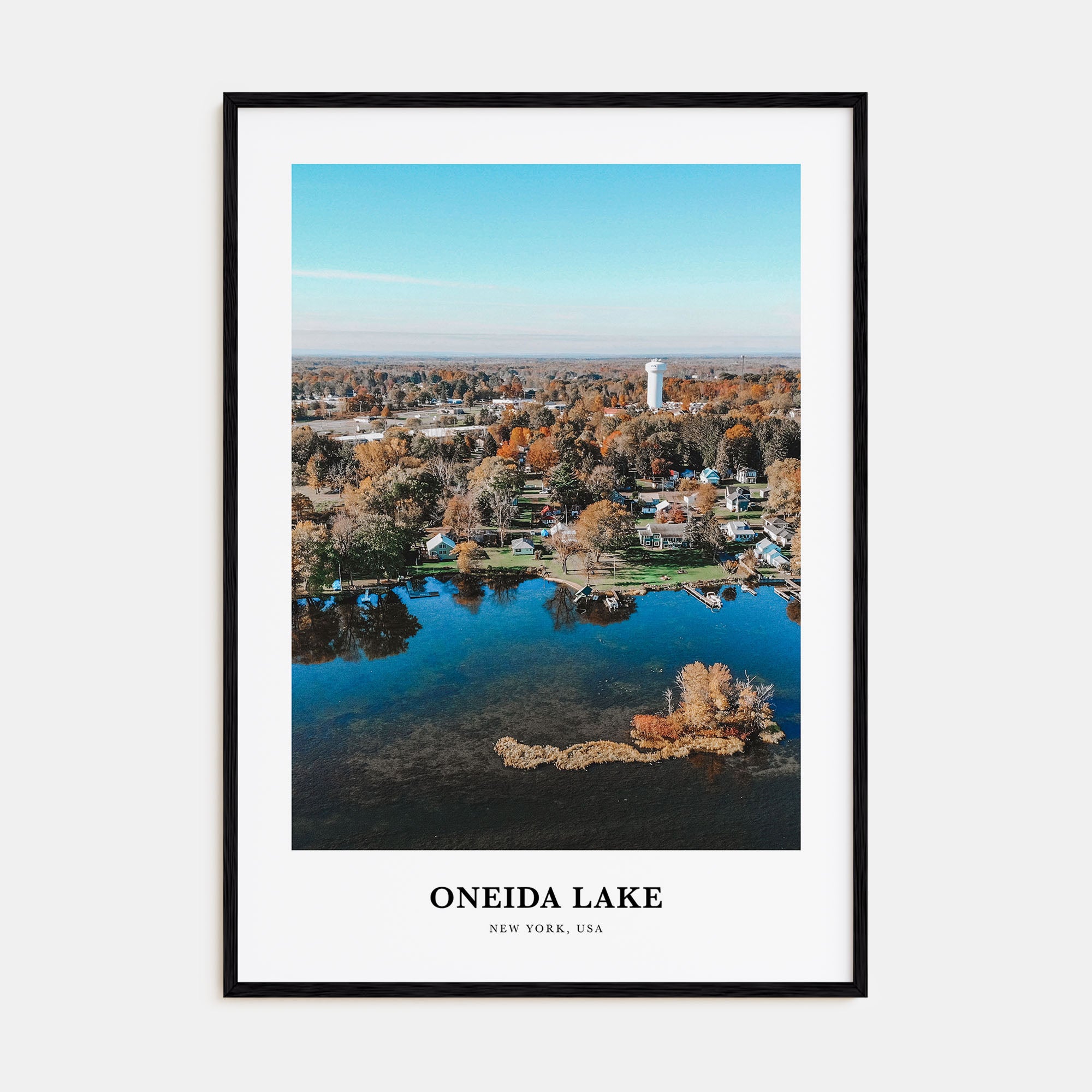 Oneida Lake Portrait Color Poster
