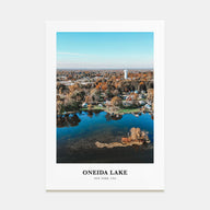 Oneida Lake Portrait Color Poster