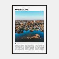 Oneida Lake Travel Color Poster