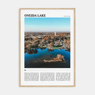 Oneida Lake Travel Color Poster