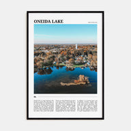 Oneida Lake Travel Color Poster