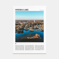 Oneida Lake Travel Color Poster