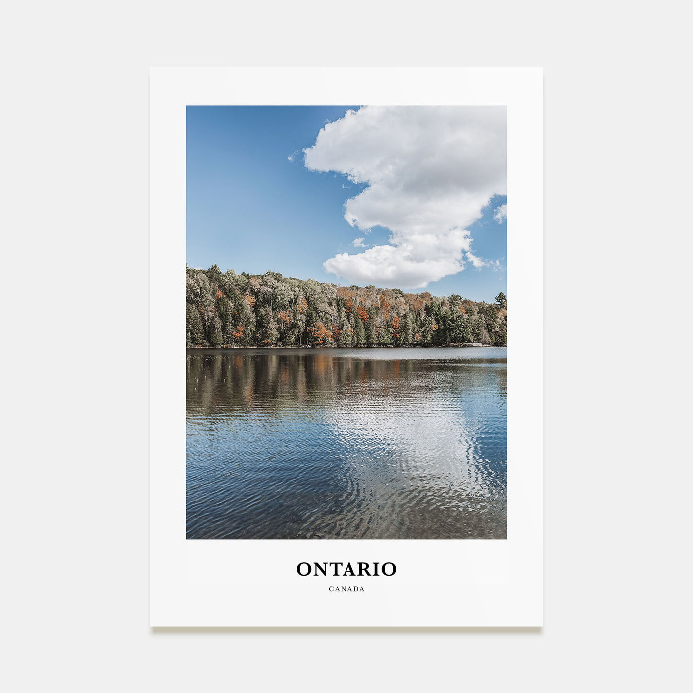Ontario Portrait Color Poster