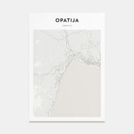 Opatija Map Portrait Poster