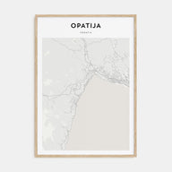 Opatija Map Portrait Poster