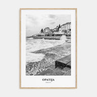 Opatija Portrait B&W Poster