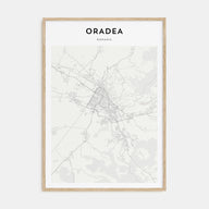 Oradea Map Portrait Poster