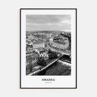 Oradea Portrait B&W Poster