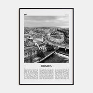 Oradea Travel B&W Poster