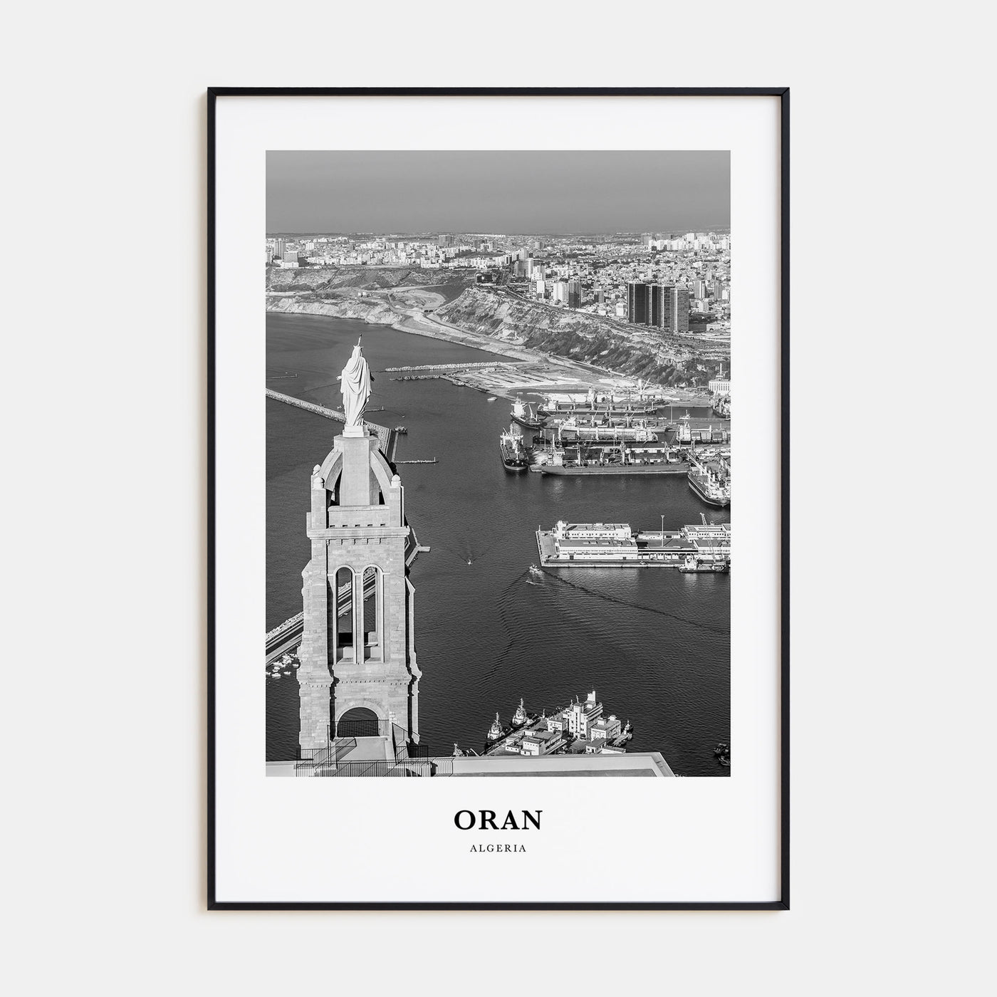 Oran Portrait B&W Poster