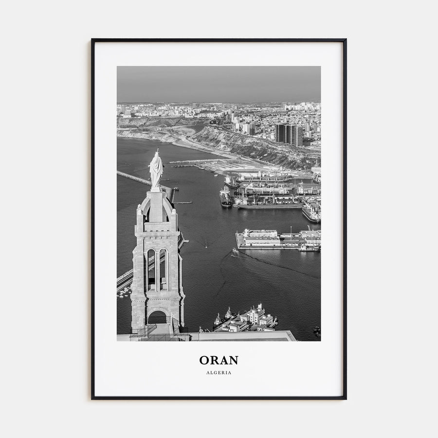 Oran Portrait B&W Poster