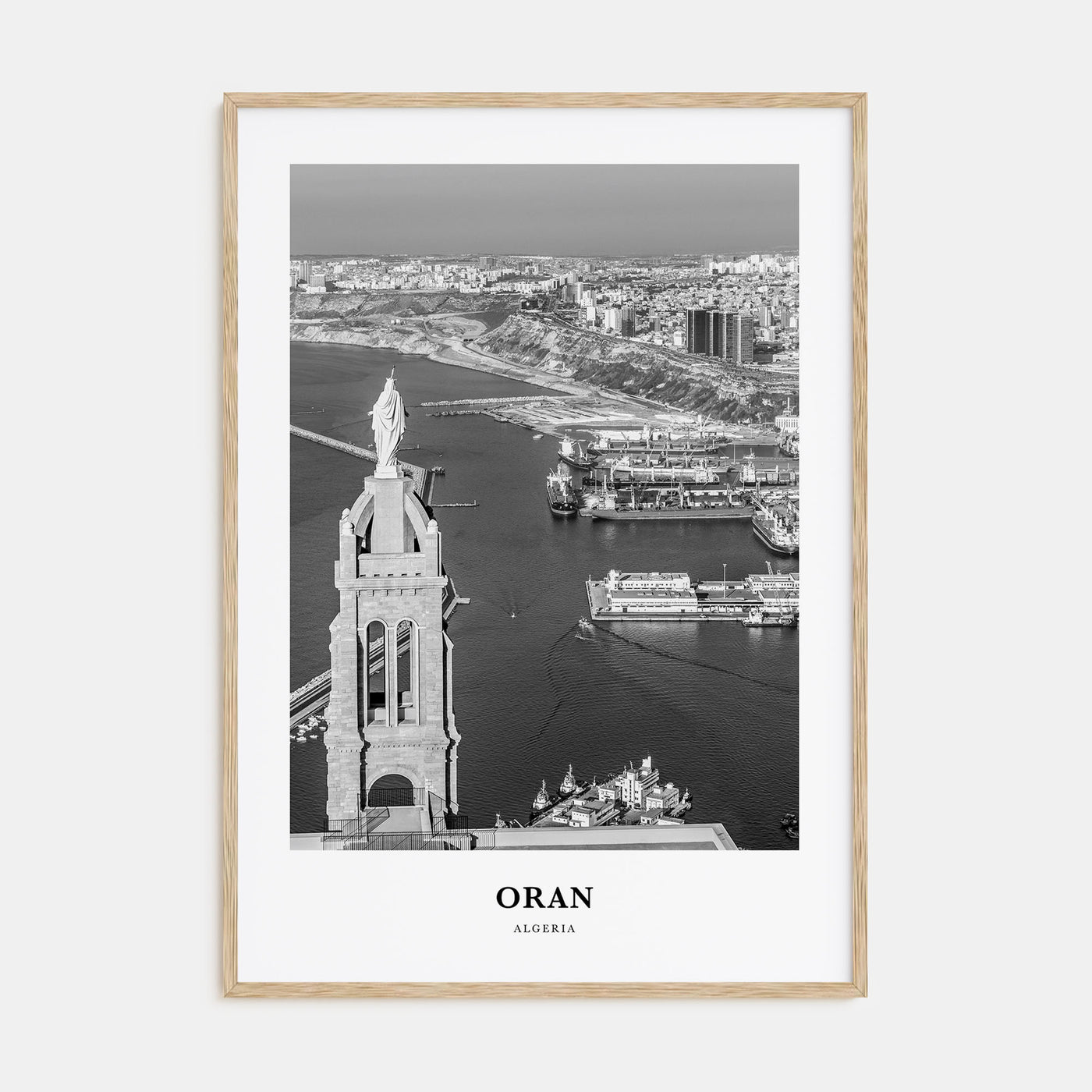 Oran Portrait B&W Poster