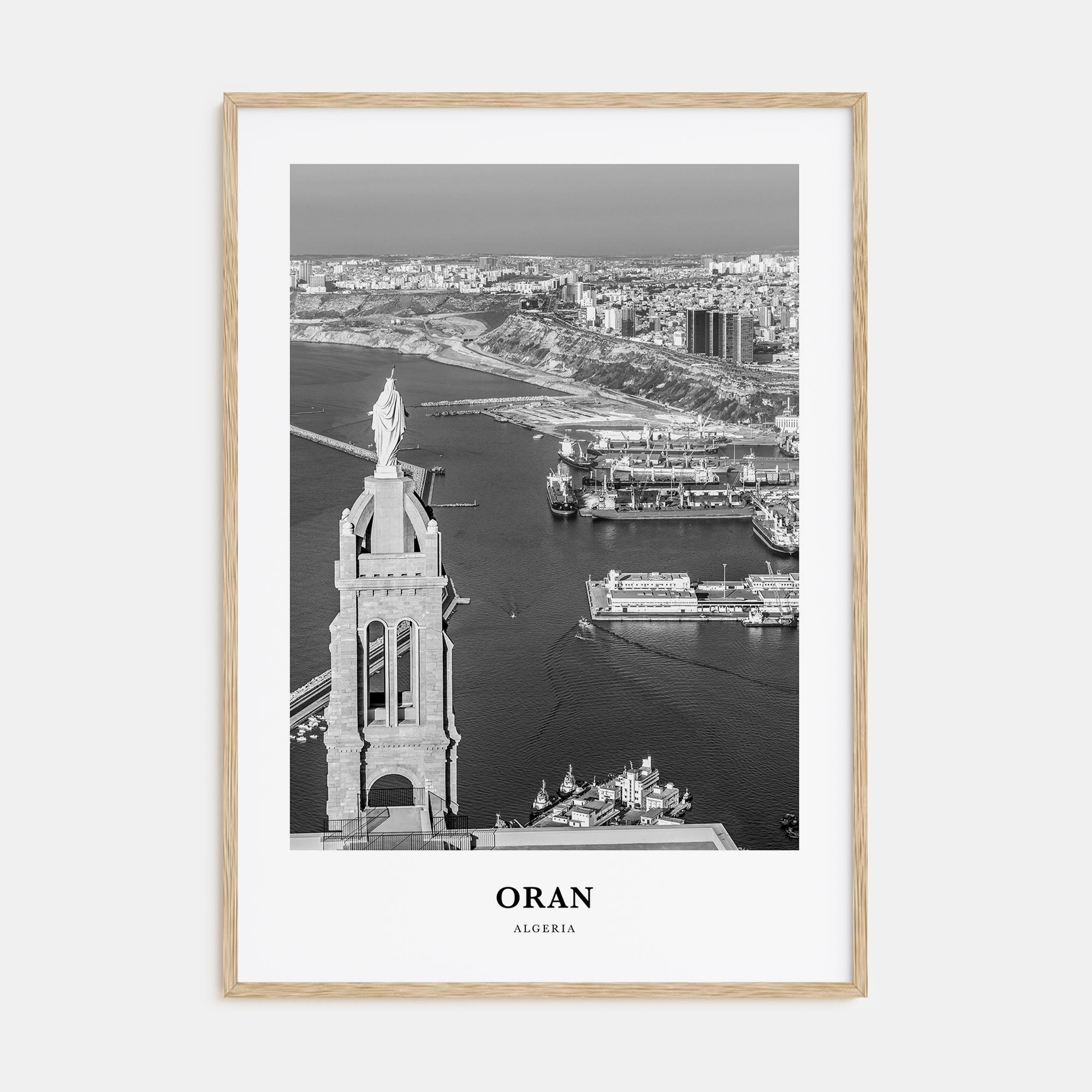 Oran Portrait B&W Poster
