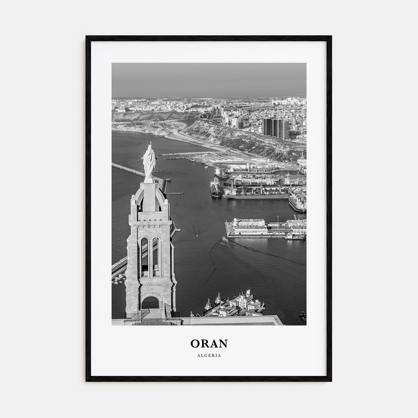 Oran Portrait B&W Poster