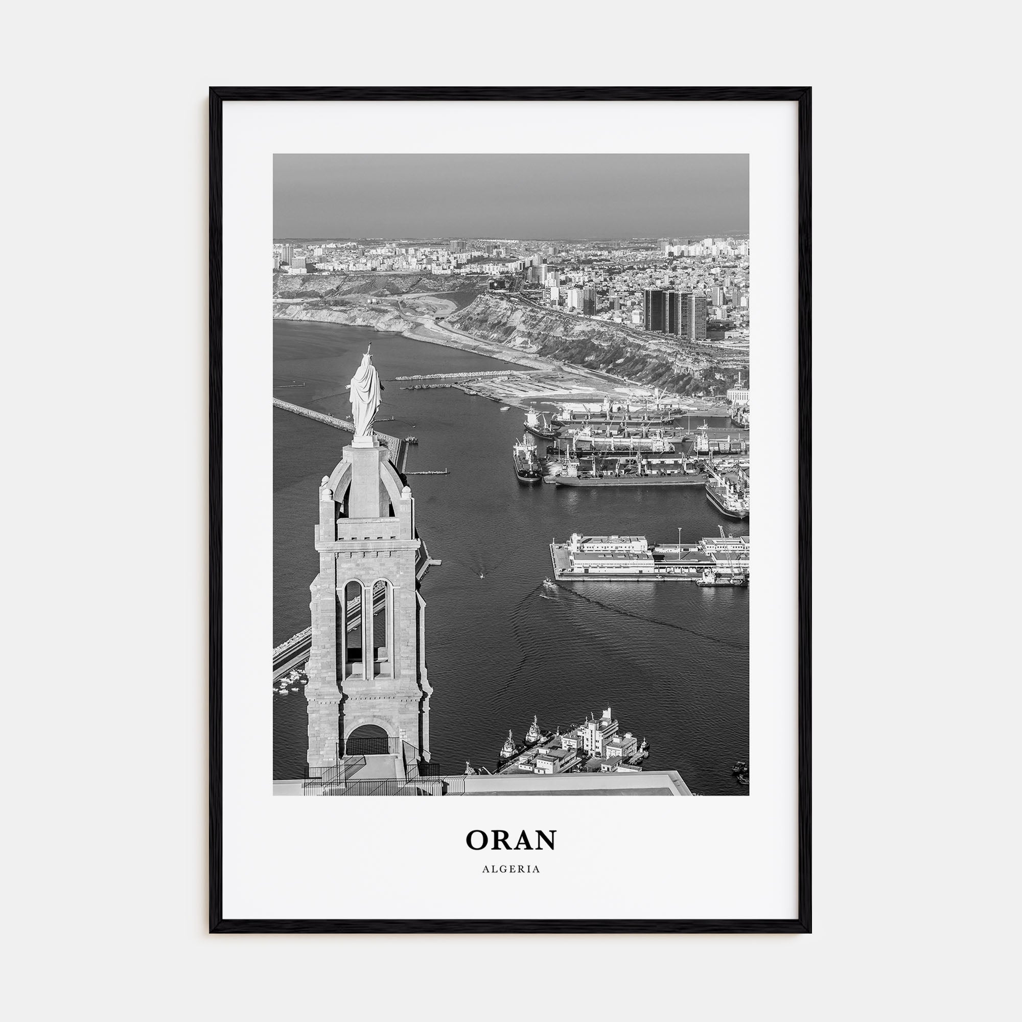 Oran Portrait B&W Poster