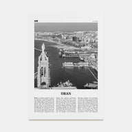 Oran Travel B&W Poster