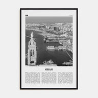 Oran Travel B&W Poster