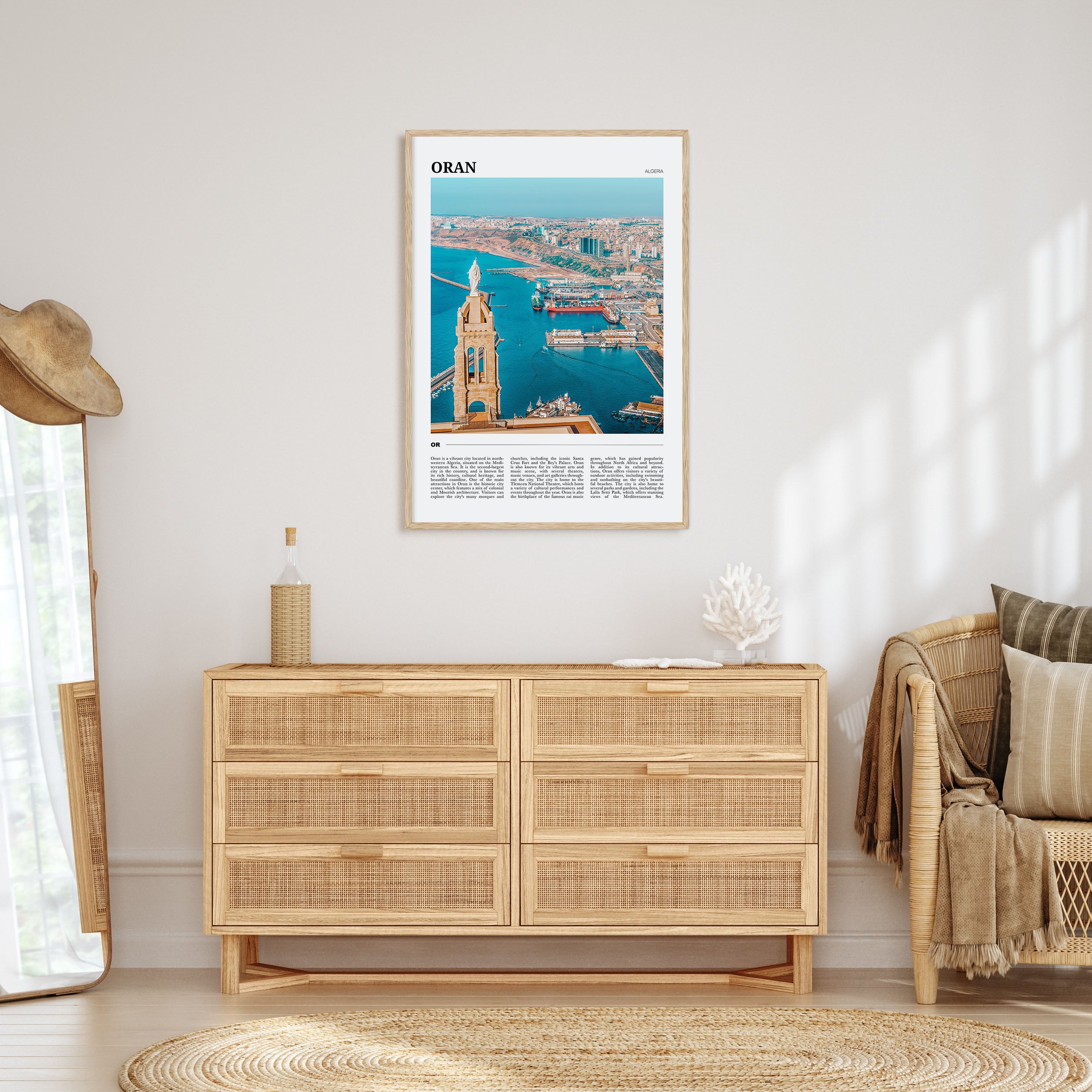 Oran Travel Color Poster