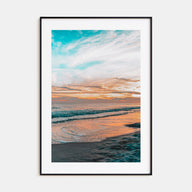 Orange Beach Photo Color Poster