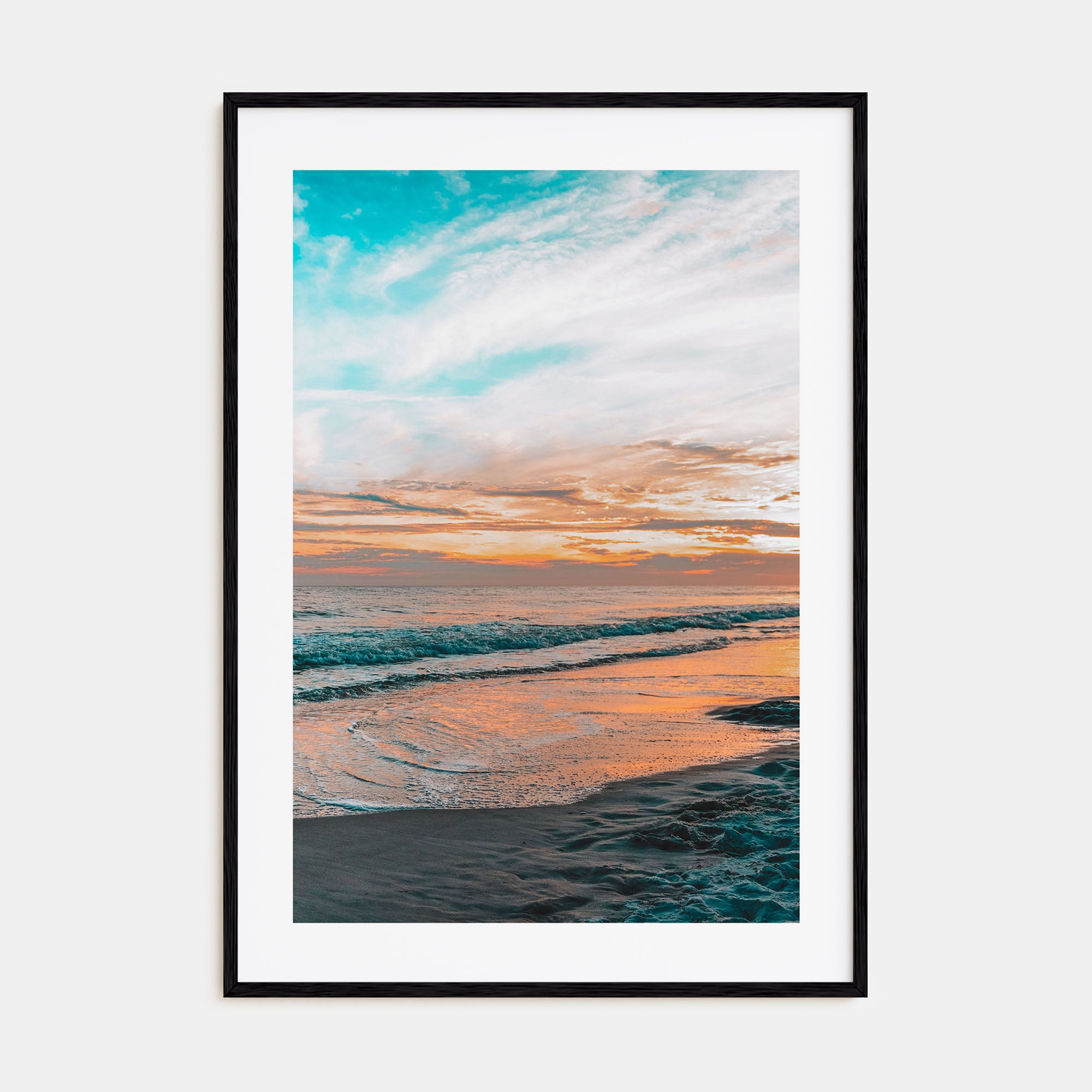 Orange Beach Photo Color Poster