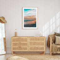 Orange Beach Photo Color Poster