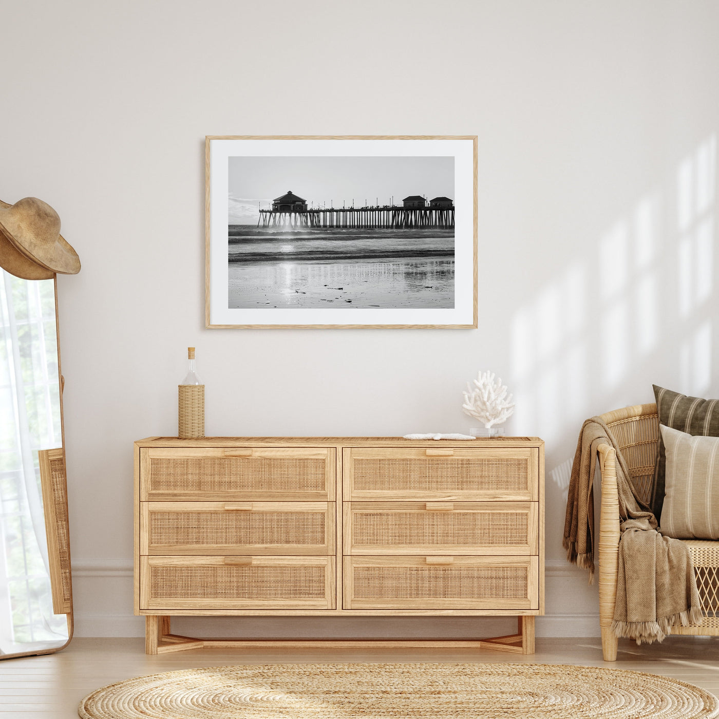 Orange County Landscape B&W Poster