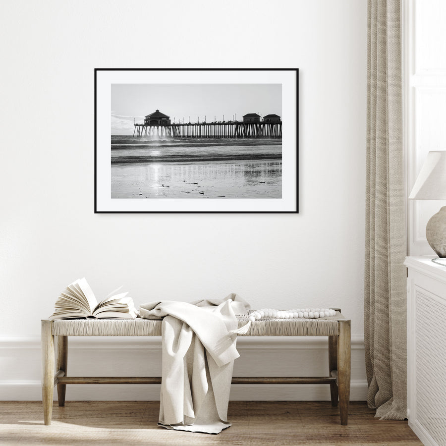 Orange County Landscape B&W Poster