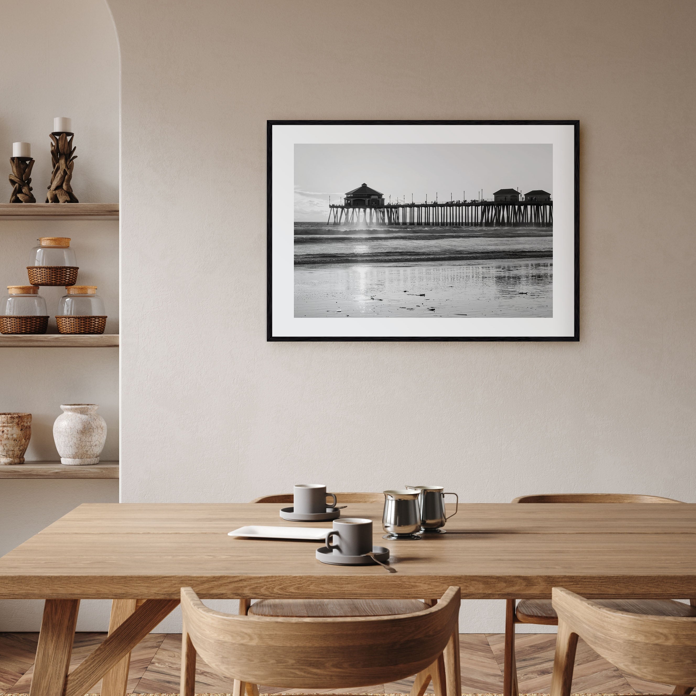 Orange County Landscape B&W Poster