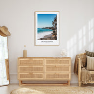 Orange County Portrait Color Poster