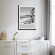 Orange County Travel B&W No 1 Poster