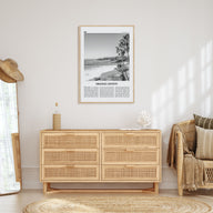 Orange County Travel B&W No 1 Poster