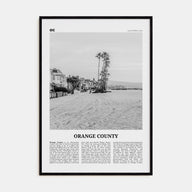 Orange County Travel B&W No 4 Poster