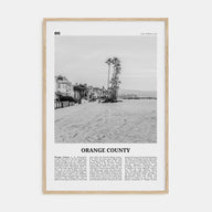 Orange County Travel B&W No 4 Poster