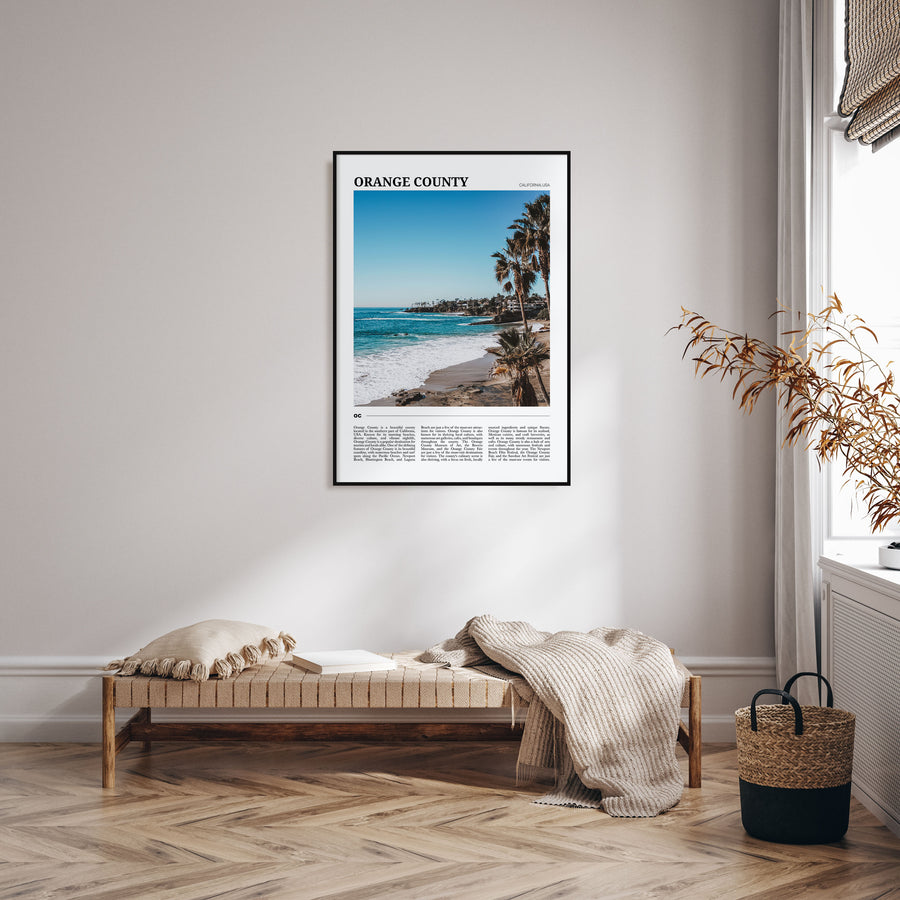 Orange County Travel Color Poster