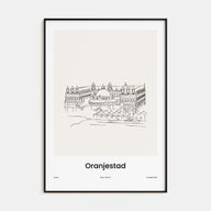 Oranjestad Drawn Poster