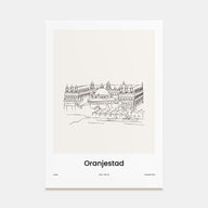 Oranjestad Drawn Poster